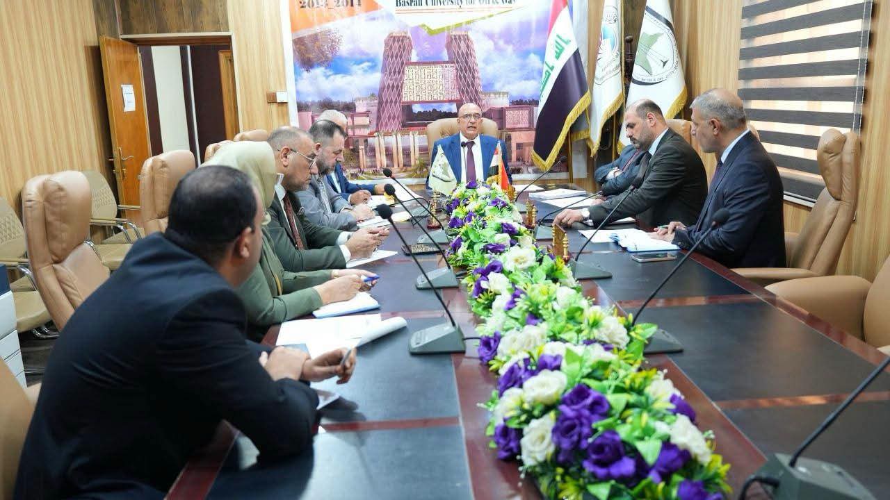 مجلس جامعة البصرة للنفط والغاز يعقد جلسته الأولى للعام الدراسي 2026/2027 - 1