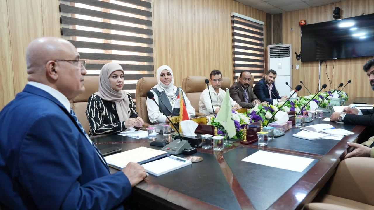 رئيس جامعة البصرة للنفط والغاز يترأس اجتماعاً مع لجنة التصنيفات لبحث متطلبات دخول الجامعة في التصنيفات العالمية - 3