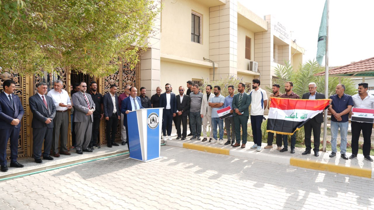 جامعة البصرة للنفط والغاز تنظم وقفة احتجاجية سلمية رفضًا لقرار منع الحجاب في المؤسسات التعليمية في جمهورية أذربيجان. - 2
