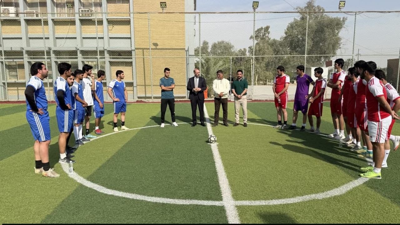 كلية هندسة النفط والغاز تنظم بطولة خماسي كرة القدم للطلبة