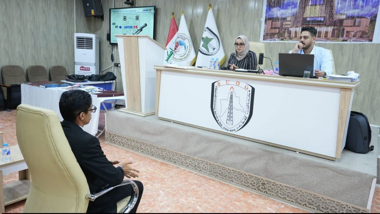 كلية هندسة النفط والغاز تنظم مقابلات توظيف لخريجي وطلبة المرحلة الرابعة